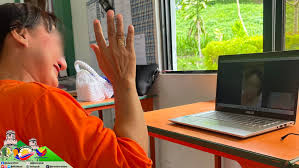 Private communication facility designed for confidential family video calls